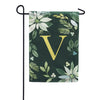 Magnet Works Poinsettia Joy Monogram Garden Flag