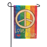 Magnet Works Love is Love Garden Flag