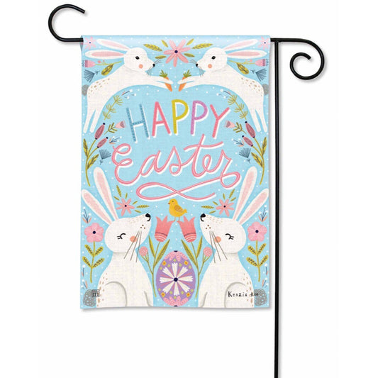 Magnet Works Easter Bunnies Garden Flag