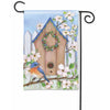 Magnet Works Dogwood Birdhouse Garden Flag