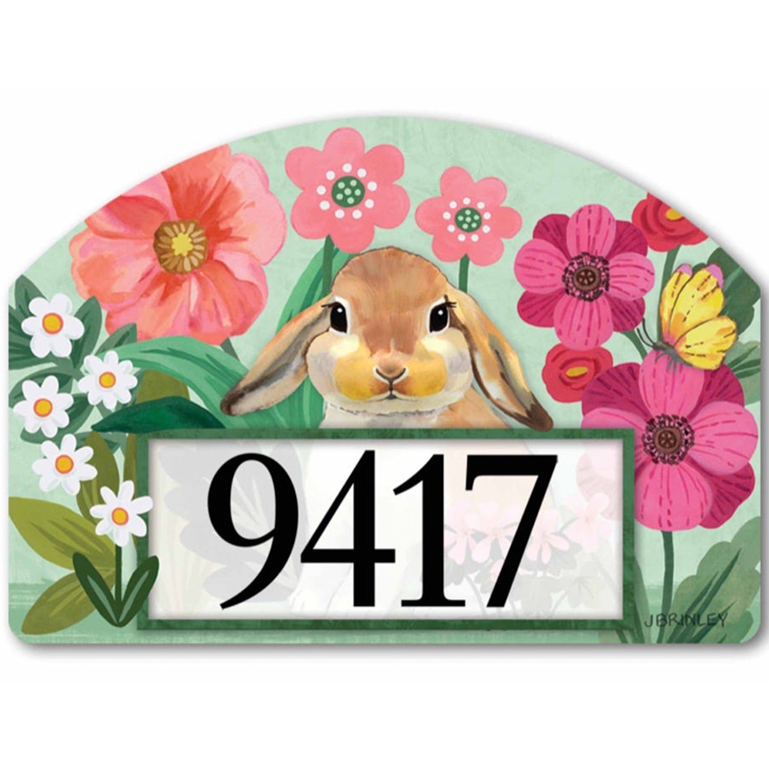 Magnet Works Bunny Love Floral Yard DeSign
