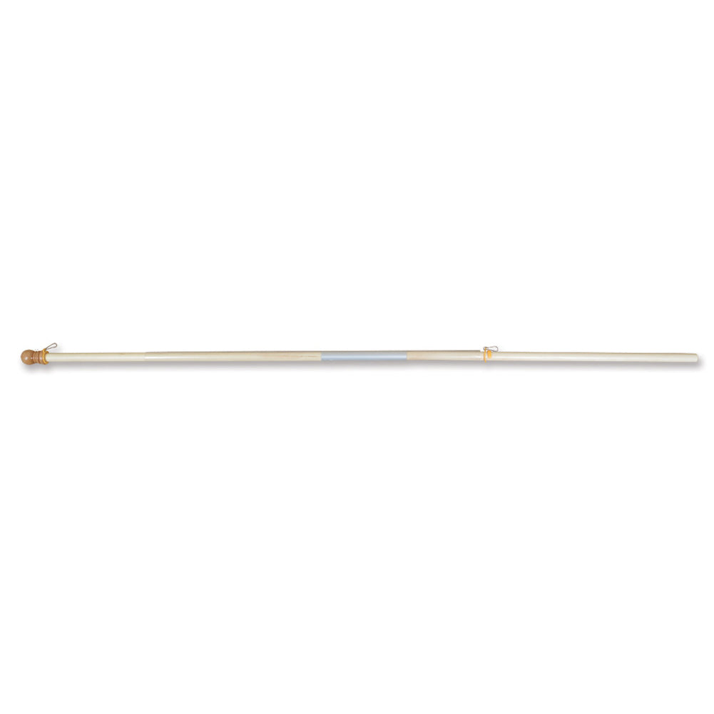 Premier 72" 2-Piece Wooden Flag Pole (w/ Plastic Sleeve)