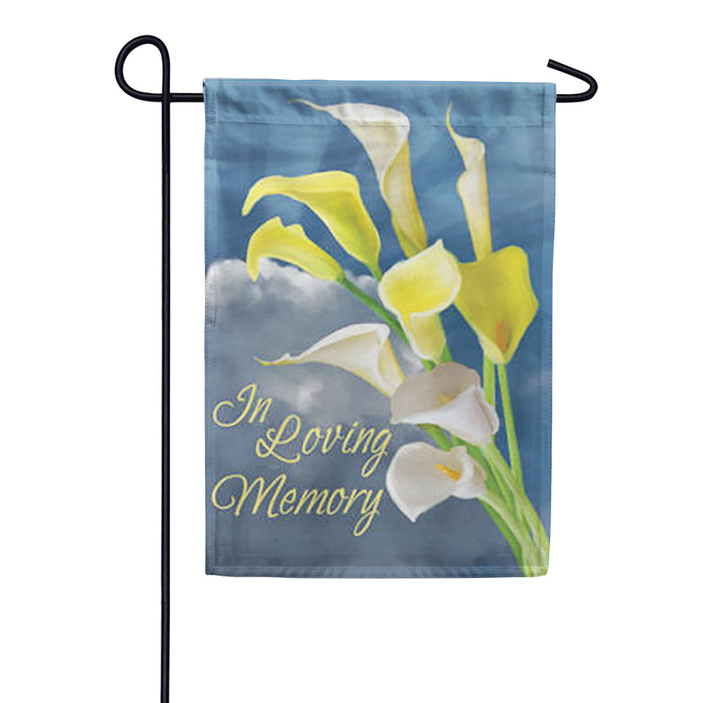 Premier In Loving Memory Illuminated Garden Flag