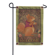 Premier A Kindly Welcome Brilliance Garden Flag