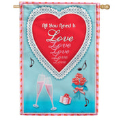 Premier All You Need is Love Brilliance House Flag