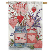 Premier Oversized House Flag - Valentine Jars