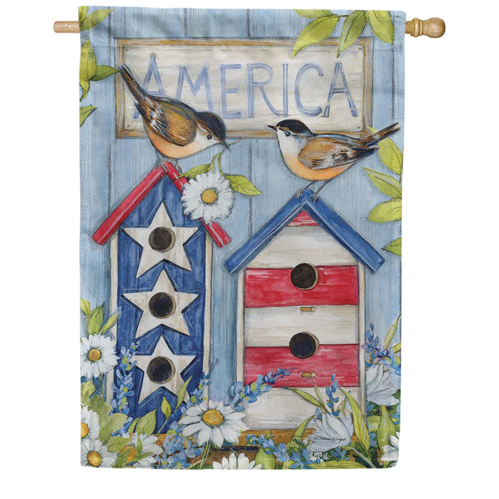 Premier Patriotic Birdhouses Oversized House Flag