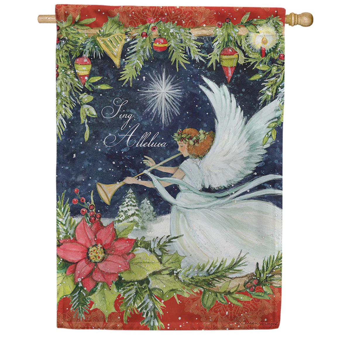 Premier Oversized House Flag - Angel with Horn