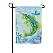 Premier Bass Fishing Illuminated Garden Flag