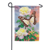 Premier White Lady Swallowtail Illuminated Garden Flag