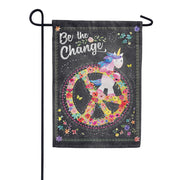 Be The Change PremierSoft Garden Flag