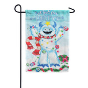 Get Yeti For Christmas PremierSoft Garden Flag