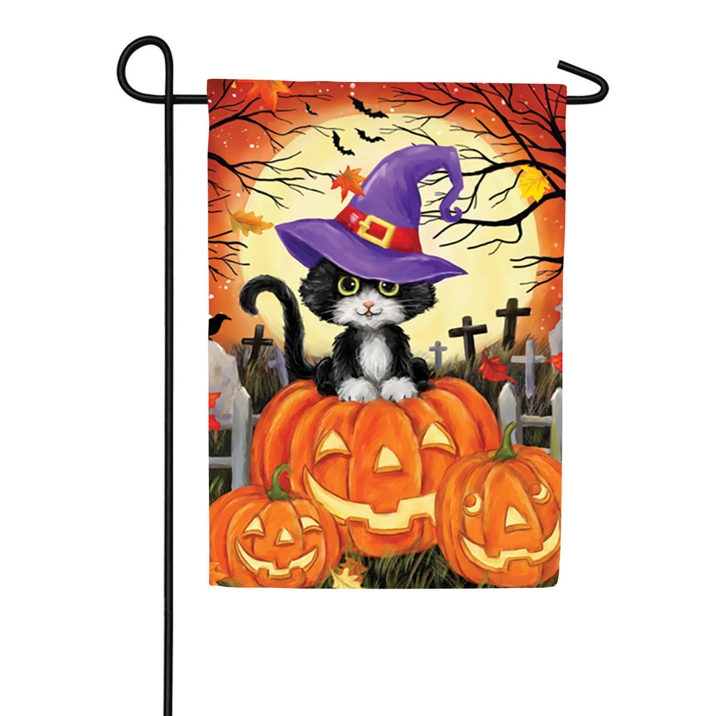 Premier Halloween Black Cat Garden Flag