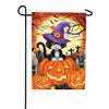 Halloween Black Cat Garden Flag