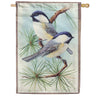 Premier Chickadee Vignette Illuminated House Flag