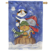 Premier Sledding Friends Illuminated House Flag