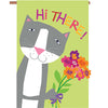 Premier Hi There Double Appliqued House Flag