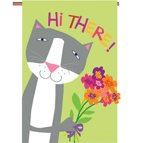 Premier Hi There Double Appliqued House Flag