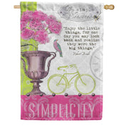 Simple Pleasures PremierSoft House Flag