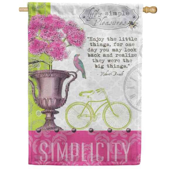 Simple Pleasures PremierSoft House Flag