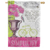 Simple Pleasures PremierSoft House Flag