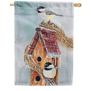 Premier Early Bird Chickadee Illuminated House Flag