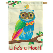 Life's A Hoot PremierSoft House Flag