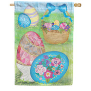 Premier Elegant Easter Eggs Illuminated House Flag