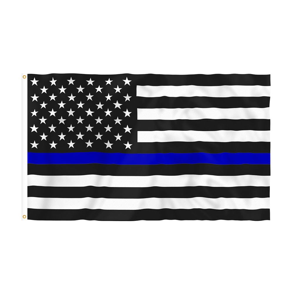 Toland Grommet Flag - Thin Blue Line