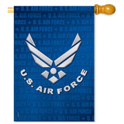 Breeze Decor US Air Force House Flag