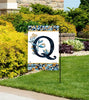 Indigo Elegance Monogram Q Garden Flag