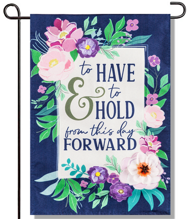 Have and Hold Linen Garden Flag
