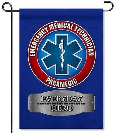 EMT Garden Flag