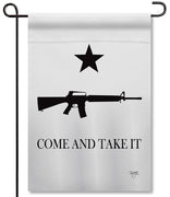 Come and Take It Gun Garden Flag