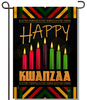 Kwanzaa Greeting Garden Flag