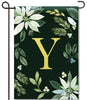 Poinsettia Joy Mono Y Garden Flag
