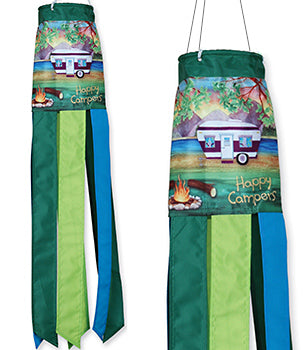 Happy Campers 28" Windsock