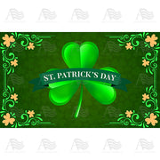 St. Patrick's Day Shamrock Door Mat