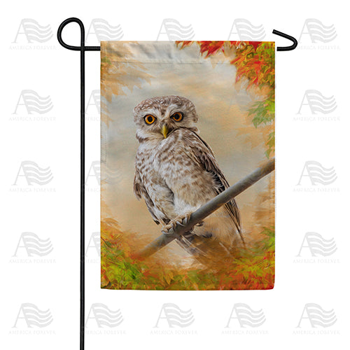 "Owl" See You In The Fall Garden Flag