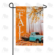 Pumpkin Truck Overload Garden Flag