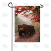 Old Pumpkin Wagon Garden Flag