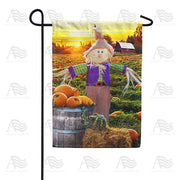 Smiling Scarecrow Garden Flag