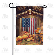 Harvested With American Pride Garden Flag
