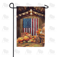 Harvested With American Pride Garden Flag