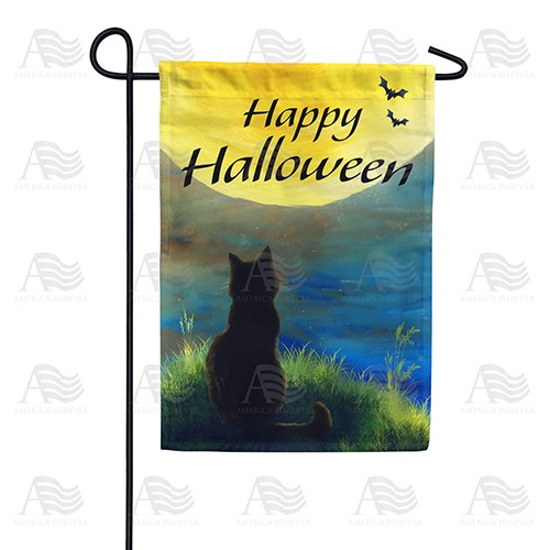 Moonlight Prowl Garden Flag