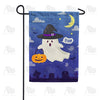 Trick Or Treat Ghost Garden Flag