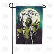 Green Zombie Garden Flag