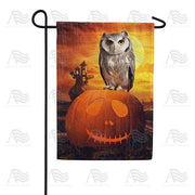 Happy "Owl"oween! Garden Flag