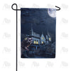 Evil Owns This House Garden Flag
