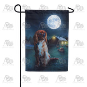 The Light Of The Harvest Moon Garden Flag